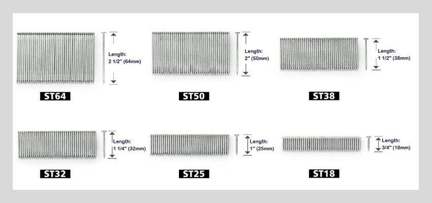 Galvanized Pneumatic Concrete ST Nail details